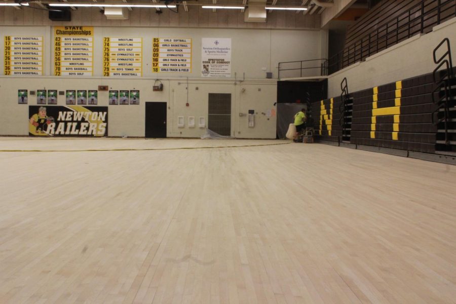 Ravenscroft gym floor to be refinished, ready for use before winter sports season