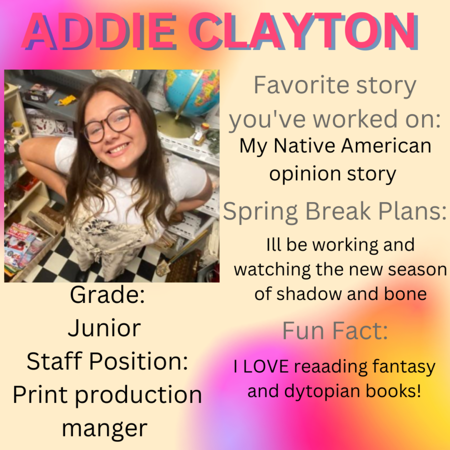 Meet the Staff: Addie Clayton