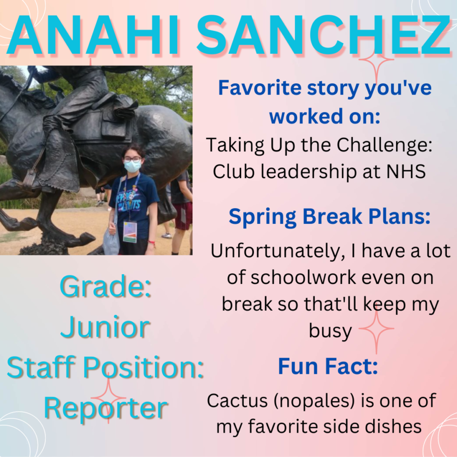 Meet the Staff: Anahi Sanchez