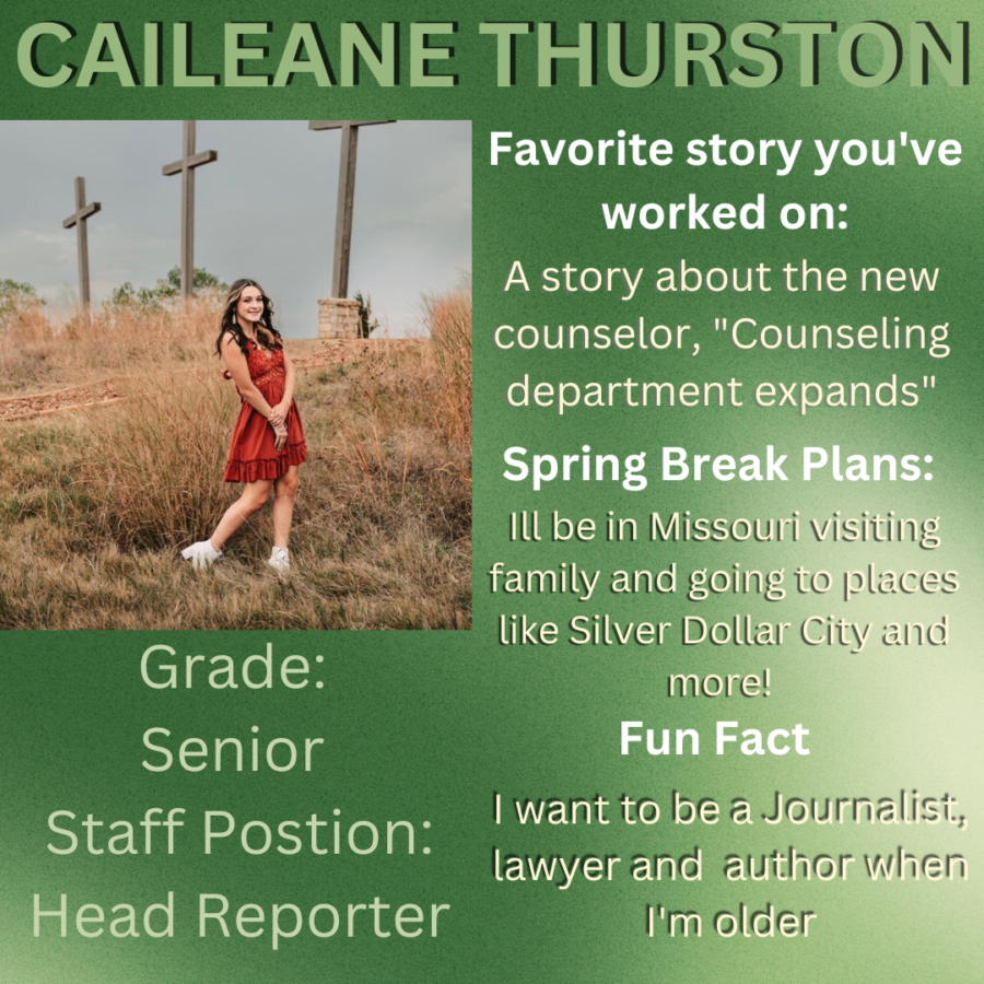 Meet the Staff: Caileane Thurston