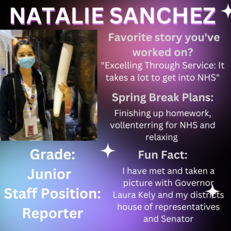 Meet the Staff: Natalie Sanchez