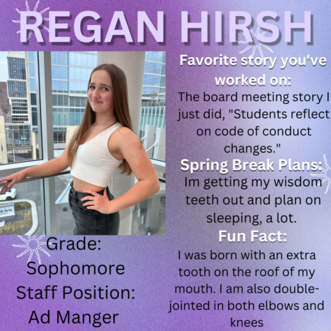 Meet the Staff: Regan Hirsh