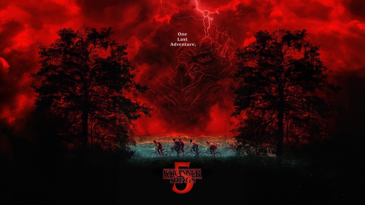 Cover for the new season five of Stranger Things